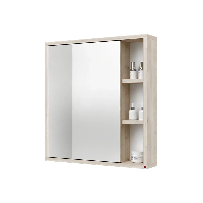 Botiquín con espejo 60×63 · Pino Aland Blanco