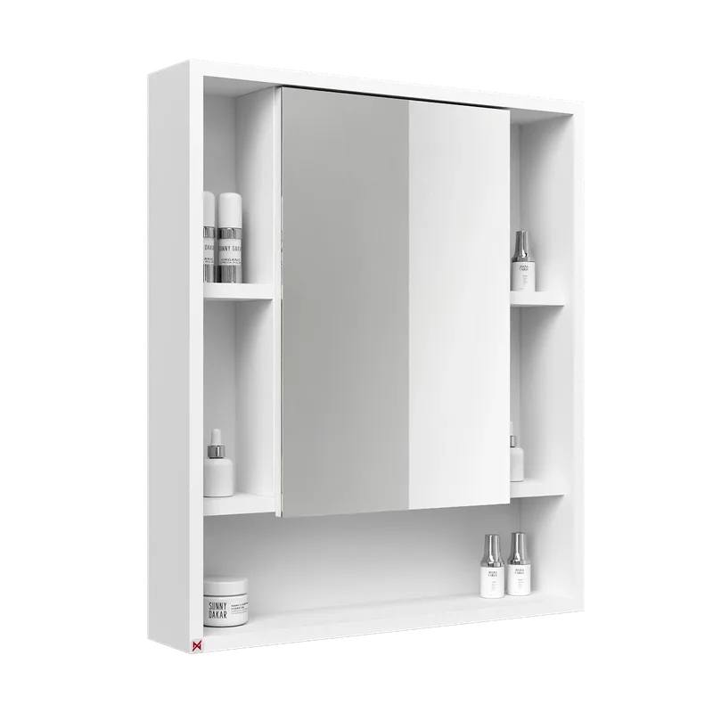 Botiquín con espejo 60×70 · Blanco