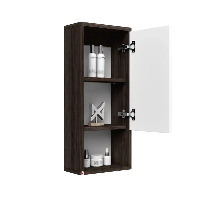 Alacena Mobel 70 · Roble Dakar — vista abierta