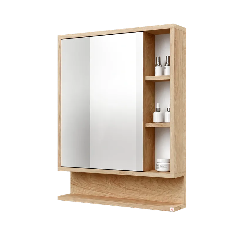 Botiquín con espejo 60×78 · Hickory