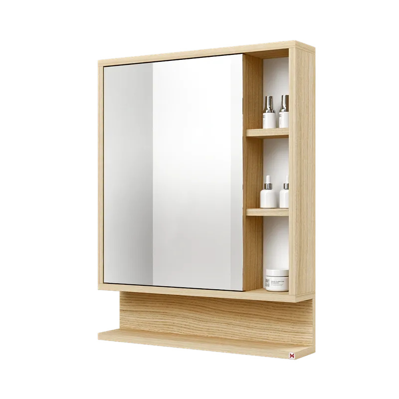 Botiquín con espejo 60×78 · Roble Americano