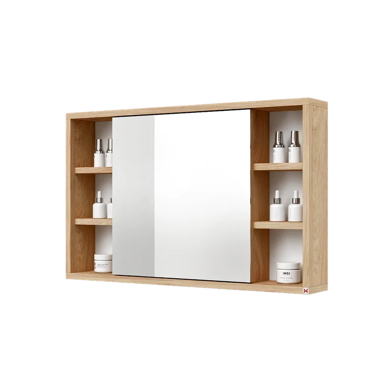 Botiquín con espejo 80×50 · Hickory
